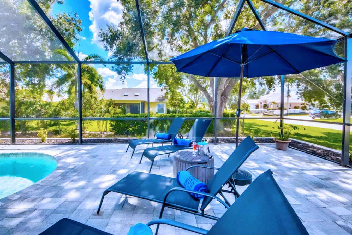 Beautiful Cape Coral Oasis! King Bed, Bbq, Heated Pool, Pvt Yard & Much More! Eksteriør billede